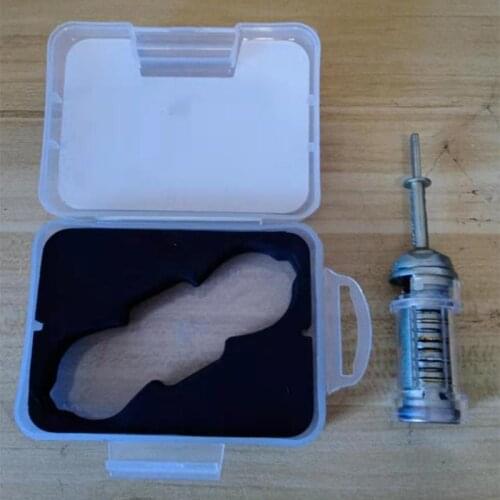 HUK Folding scissors Lockpick Locksmith Tools With 1 Transparent Lock for VW for Civil Door Locks and Car Door Locks