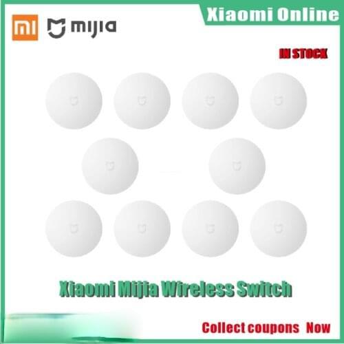 Xiaomi Smart Wireless Switch For Xiaomi Smart Home House Control Center Intelligent Multifunction White Switches For Smart Home
