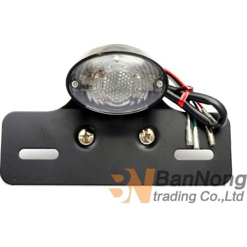 Cruise Motorcycle Retro style Rear Tail Light Running Brake Light For Harley XL 883 1200 X48 Magna 750 Steed 400 600 Vulcan 400