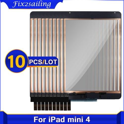 10 piece/lot Touch Panel For iPad Mini 4 A1538 A1550 Touch Screen Digitizer Outer Glass Replacement