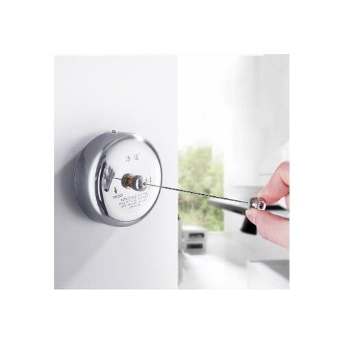 3M Portable Stainless Steel Retractable Clothesline Indoor Outdoor Laundry Hanger Clothes Clothes Drying Rack Rope MJ710