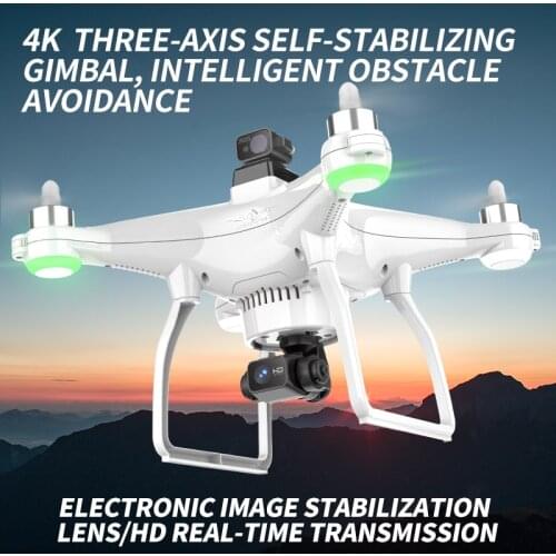 CEVENNESFE 2021 New 4K HD Dual Camera With GPS 5G WIFI Wide Angle FPV Real-Time Transmission RC Distance 2km Professional Drone