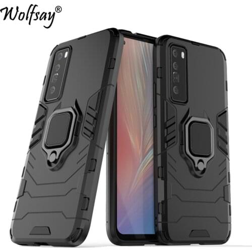 For Huawei Nova 7 5G Case Armor Magnetic Suction Stand Full Edge Cover For Huawei Nova 7 Case Cover For Huawei Nova 7 SE 7Pro