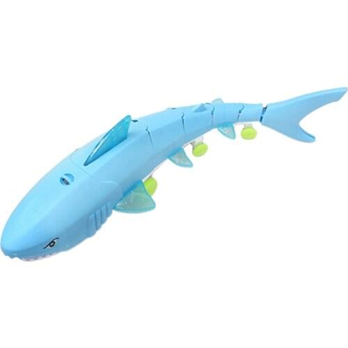 Ocean Animals Electric Crawling Shark Kids Pull Along Baby Education Toy