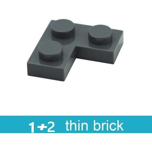 DIY Building Blocks 2420 Thin Figures Bricks 1+2 Dots Educational Creative Size Compatible Assembles Particles Toys For Children