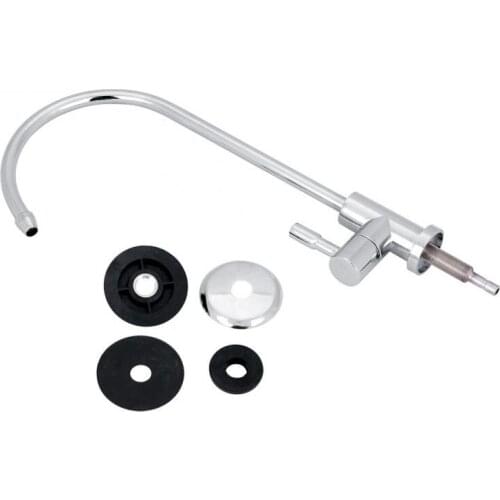 Kitchen Faucet Tap 360 Degree Rotation Faucet Tap Chrome Reverse Osmosis RO Drinking Water Filter 1/4'' Zinc Alloy