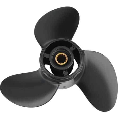 Outboard Propeller for Tohatsu Mercury Mariner 4Hp 5Hp 6Hp 7.8x9 Boat Screw 3 Blade 12 Spline Marine Engine Part