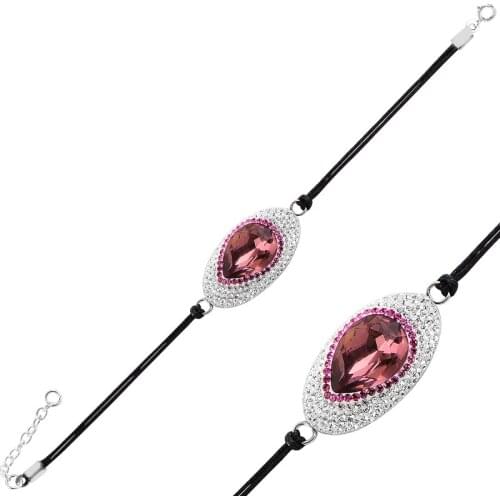 Silver 925 Sterling Zircon Cubic Zirconia Bracelet