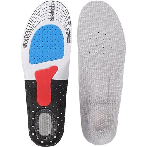 Eva Sports Insoles For Shoes Men Women Insert Arch Support Silicone Honeycomb Heel Pad Shock Absorption Sweat Breathable Insoles
