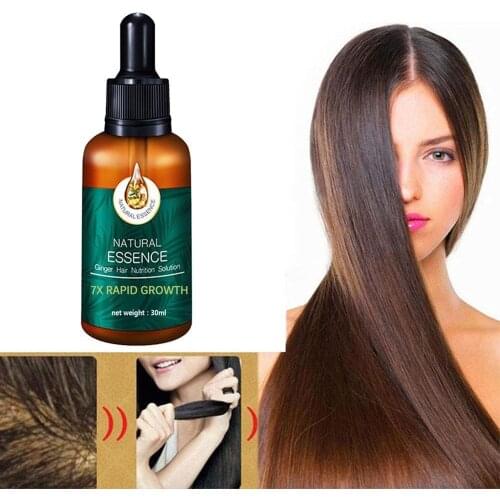 30ml Ginger Fast Hair Growth Serum Essential Oil Anti Preventing Hair Lose Liquid Damaged Hair Repair Growing Dropship