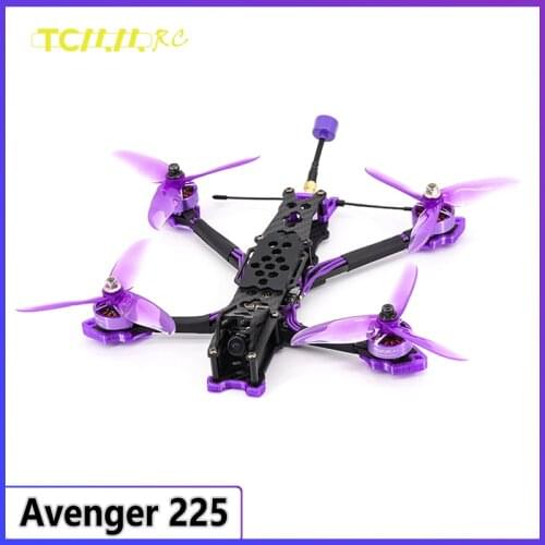 TCMMRC Drone FPV 5 Inch Avenger Racing RC Drone 2306-1850kv F4-40A Flying Tower DSHOT600 Runcam Swift 2 HD DIY FPV Racing Dron