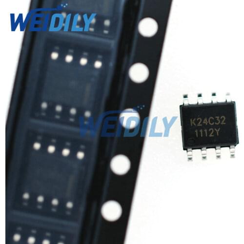 10PCS 24C32 AT24C32 AT24C32N Original Brand New Storage Chip SMD SOP-8 at24c32