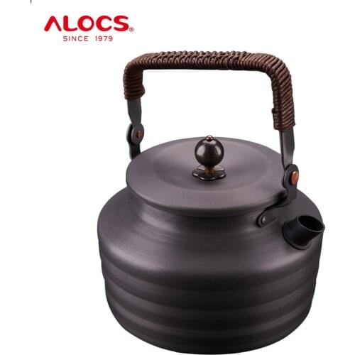 Alocs CW-K11C 1.3L Portable Camping Tea Kettle Teapot Outdoor Hiking Picnic Water Kettle Lightweight Coffee Pot Backpacking