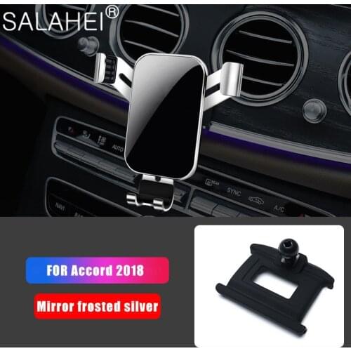Phone Holder Adjustable For Honda Accord 10 2018 Special Mobile Phone Bracket Navigation Stand Air Outlet Stable Car Accessories
