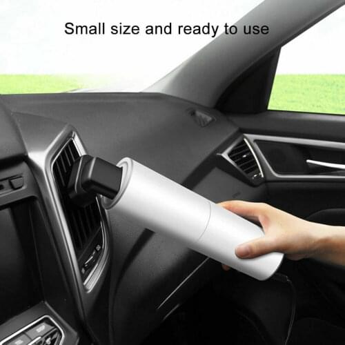 120 W Car Vacuum Cleaner Cylindrical For Car Keyboards Sofas Cleaning Portable Auto Wet & Dry Use Removes Dust Vacuum Cleaner