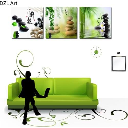 Unframed 3 Pieces Stone Landscape Modern Home Wall Decor Canvas Art Picture Print Painting On Canvas Artworks