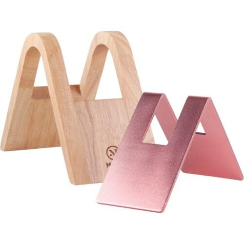 Wooden Coffee Filter Paper Holder Hand Punch Drip Paper Storage Rack Aluminum Filter Paper Holder A-shaped Filter Paper Holder