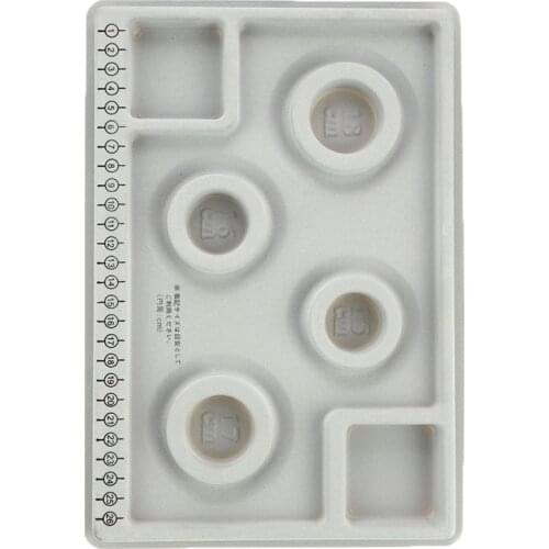 Flocked Bead Board Bracelet Necklace Beading DIY Jewelry Making Accessories Gray Organizer Tray Design Craft Tool