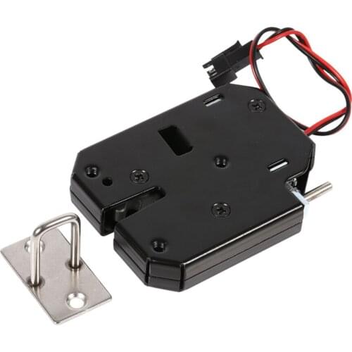 Solenoid Electric lock for DC 12V Mini Electric control lock Single socket cabinet lock