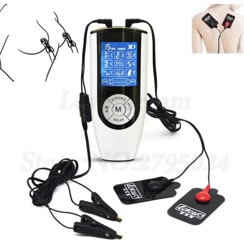 USB Charge Themed Toys Electric Shock Kit,Nipple Clamps Body Massage Pad adult Electro Games Shock Sex Toys For Women Couples