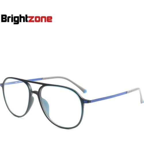 Brightzone Fashion Ultem Two-Bridge Eyeglasses Frames Colorful Men Women Prescription Optical Frame Spectacles Glasses Oculos