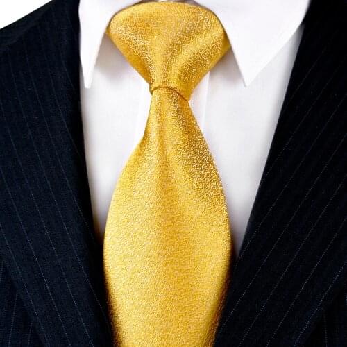 Solid Yellow Gold Blue Purple Red Burgundy Green Mens Ties Neckties Pocket Square 100% Silk Jacquard Woven New Arrival Wholesale