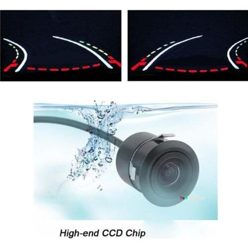 Limit discounts !!! mini Car Reversing Trajectory Dynamic Tracks Rear View Vehicle Camera Night Vision waterproof parking 18.5mm