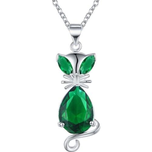 Wholesale Silver Plated Charm Jewelrys Necklace,free Shipping Fashion Fashion Jewelry Pendant Fox AN759