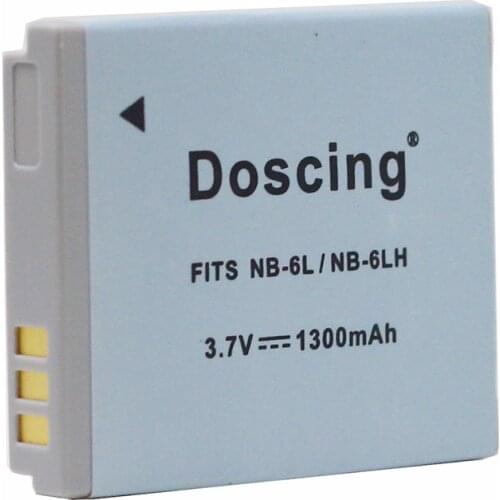 1P 1300mAh NB-6L NB6L NB-6LH Replacement Battery For Canon IXUS 310 SX240 SX275 SX280 SX510 SX500 HS 95 200 105 210 300 S90 S95