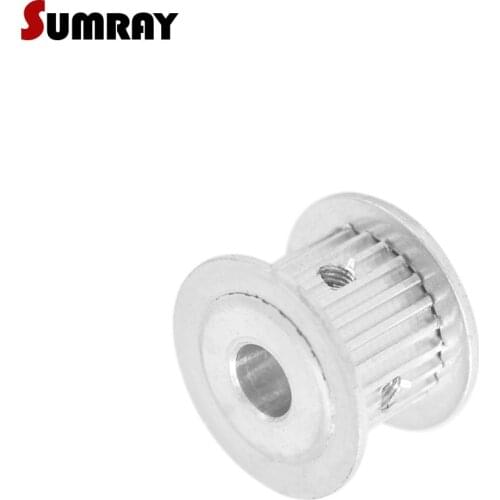 SUMRAY 3M 20T Timing Pulley 5/6/6.35/7/8/10mm Inner Bore Gear Belt Pulley 11mm Belt Width Pulley Wheel for Engraving Machine