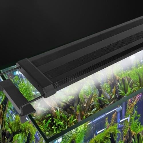 Aquarium Light Lamp for Fish Tank Plant Grow Lights with Extendable Brackets LED Lighting Fits Aquarium Light Controller
