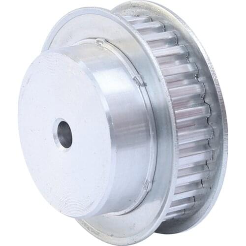 XL-28T Timing Pulley, Aluminum Material Belt Pulley, Process Hole 6mm, Slot Width 11mm, Match With XL-10mm Timing Belt