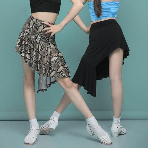 Latin Dance Skirt Girls Practice Clothes Professional Modern Ballroom Dance Competition Skirt Rumba Samba Tango Clothing DWY5760