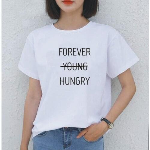 Harajuku Funny T Shirts Women 2018 Summer Short Sleeve Cotton Women Tshirt Black White Loose Tee Shirt Femme Tops