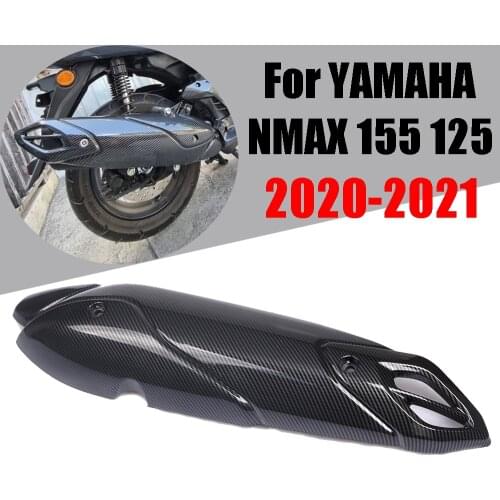 For Yamaha NMAX155 NMAX125 N MAX NMAX 155 125 2020 2021 Motorcycle Exhaust Pipe Protection Cover Guard Heat Shield Anti-Scalding