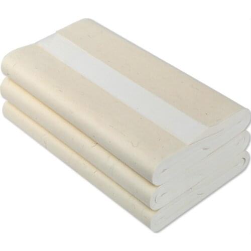 100pcs Xuan Paper Chinese Rice Paper For Chinese Painting Calligraphy High Quality Raw Half-Ripe and Ripe Xuan Paper