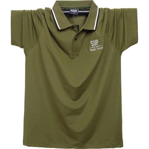 2021 High Quality Brand Men Polo Shirts Cotton Short Sleeve Summer Business Big Tall Man Oversized Shirt Male Large Size 5XL