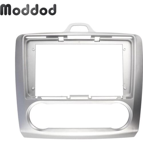 Car Radio Fascia for FORD FOCUS 2005-2011 9 inch Frame Double Din Stereo Panel Dash Mount Refitting Kit Accessories GPS Bezel