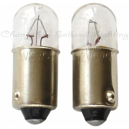 Ba9s T10x23 12v 5w Miniature Lamp Bulb Light A029