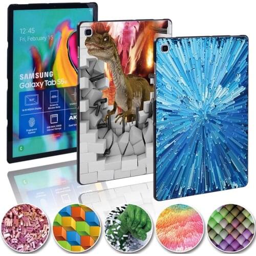 Printed 3D Art Tablet Cover Case for Samsung Galaxy Tab A A6 9.7/10.1/10.5 Inch/Tab E 9.6"/Tab E S5E Protective Shell + Pen