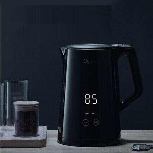 Midea Electric Kettle 304 Stainless Steel Intelligent Temperature Control Double Temperature Display All Steel Electric Kettle