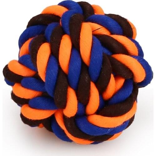 Playing Animals Dogs Toys Resistant Pet Dog Chew Toys for Small Dogs Cleaning Teeth Puppy Dog Rope Knot Ball Toy