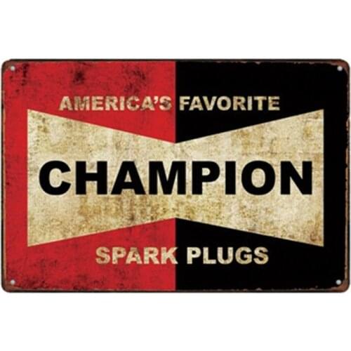 Metal Tin Sign favorite spark plugs Bar Pub Home Vintage Retro Poster Cafe ART Metal Painting Metal Poster 20x30cm Poster 2021