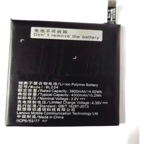 New 4000mAh BL234 battery for Lenovo A5000 Vibe P1M P1MA40 P70 P70t P70-T P70A P70-A with Repair Tools