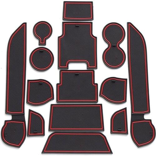 Anti-Slip Gate Slot Mat Rubber Mats for Great Wall Hover H5 DW Hower 2010 - 2018 Greatwall Haval Accessories 2011 2012 2013 2014