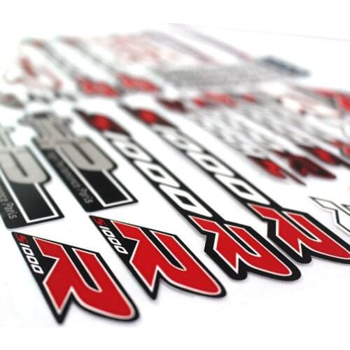 High quality Motorcycle Reflective Stickers Body helmet fuel tank Waterproof sign decal For BMW S1000R s1000 r HP LOGO sticekr