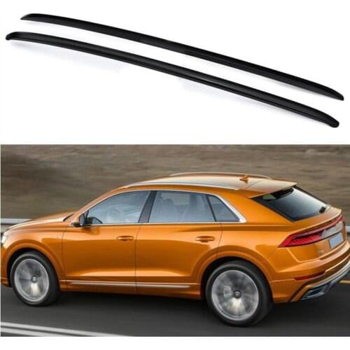 High Quality Aluminum Alloy Paste Installation Top Roof Rack Rail Luggage For AUDI Q8 2019 2020 2021