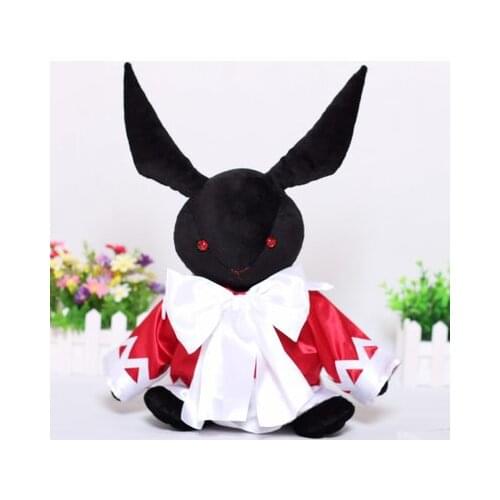 Japan Comic Pandora Hearts Alice Black rabbit and white rabbit Doll Cartoon Plush Toy Hold pillow Gifts For Children 35CM