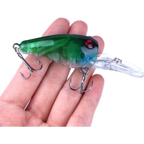 HENGJIA 1PC Fishing Lure Plastic Crankbait 9CM 11.5G Wobbler Fishing Bait Crank Isca Floating fishing tackle