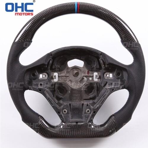 100% Real Carbon Fiber Steering Wheel compatible for F20 F22,F23 & F45 F30,F31 F32,F33,F36 F20 F20 F30 F32 1 M1